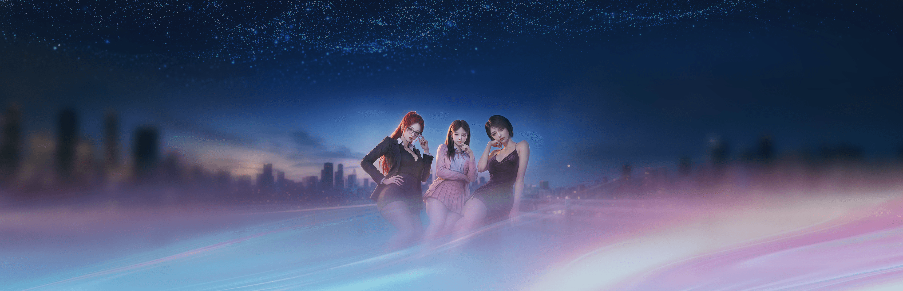 Official Love, Lies and Memories. character artwork